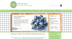 Desktop Screenshot of hannahkaye.co.za